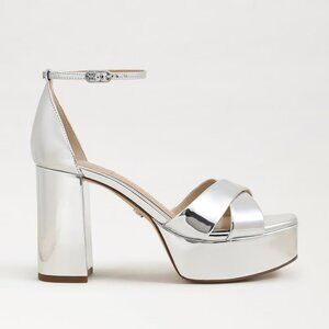 SAM EDELMAN |  Jullian Platform Dress Sandal, Soft Silver